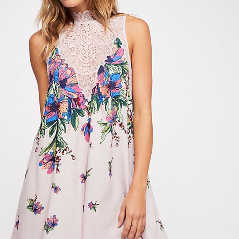 Marsha printed slip dress/tunic